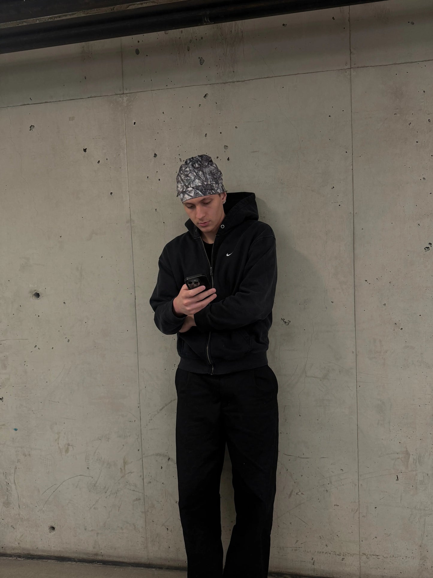 Satin-Lined Skull Cap - Camo SKCP