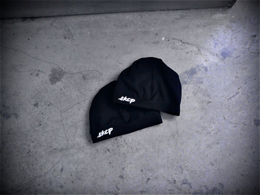 Satin-lined Skull Cap - Black