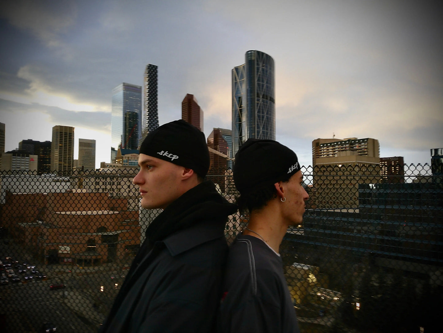 Satin-Lined Skull Cap - Black SKCP