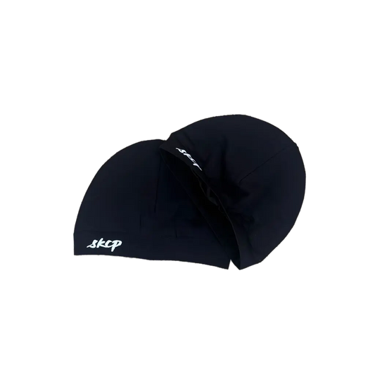 Satin-Lined Skull Cap - Black SKCP